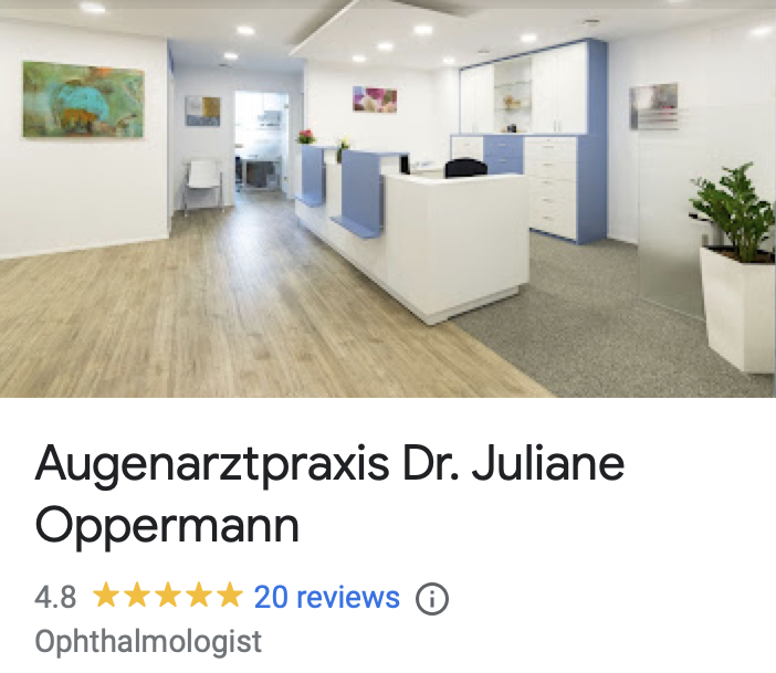 Google Bewertung Praxis Oppermann